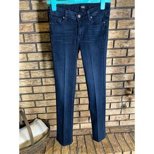 PAIGE Dark Blue Slim Straight Jeans